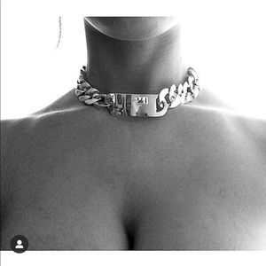 Alex & Chloe Gold ID Tag Necklace